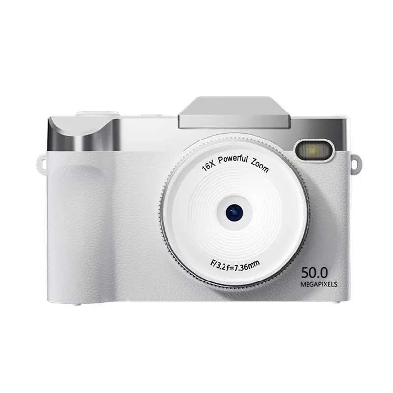 ABUO-50MP 1080P HD Digital Camera 16X Zoom Featuring 2.4" LCD Screen 180° Flip Function Ideal Gift For Adults Students
ABUO-50MP 1080P HD Digital Camera 16X Zoom Featuring 2.4" LCD Screen 180° Flip Function Ideal Gift For Adults Students