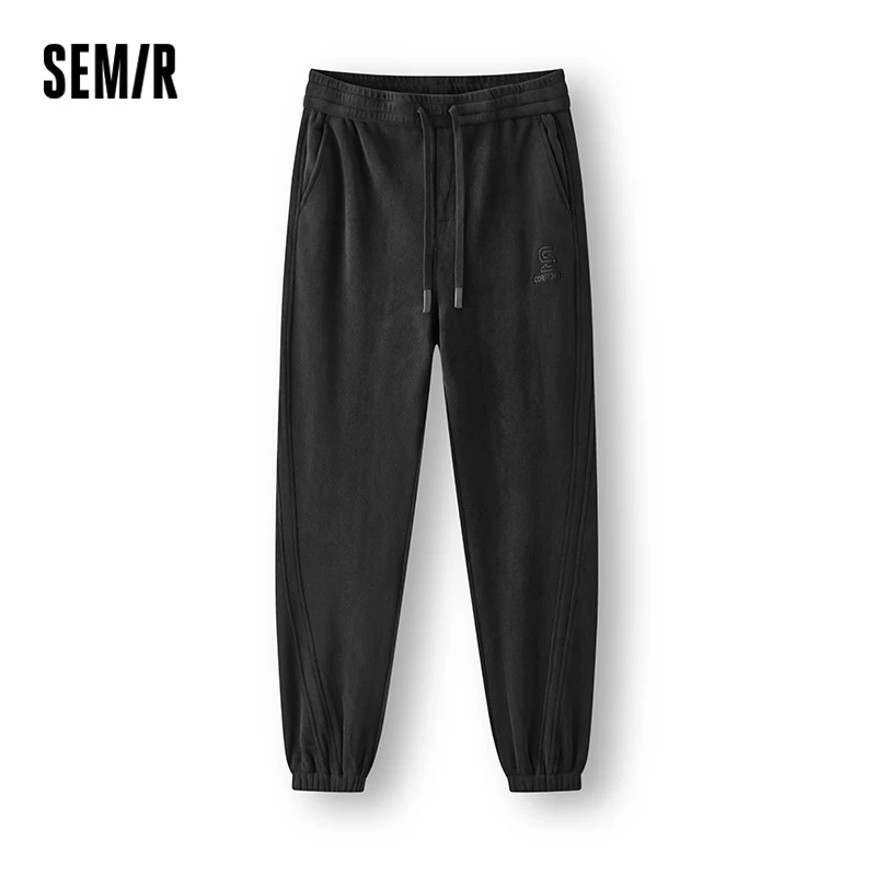 Semir зауженные брюки мужские флисовые теплые однотонные универсальные длинные брюки 2025 зимняя повседневная одежда
Semir зауженные брюки мужские флисовые теплые однотонные универсальные длинные брюки 2025 зимняя повседневная одежда
