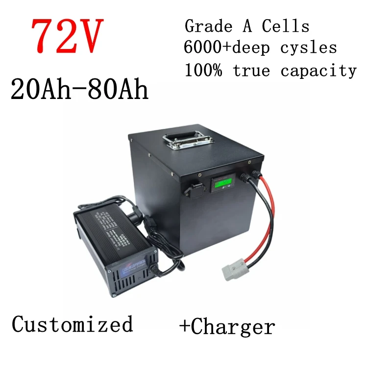 72V 20AH 30AH 50AH 60AH 70AH Lithium -ion battery with BMS for motorcycle electric car pedal energy golf cart
72V 20AH 30AH 50AH 60AH 70AH Lithium -ion battery with BMS for motorcycle electric car pedal energy golf cart
