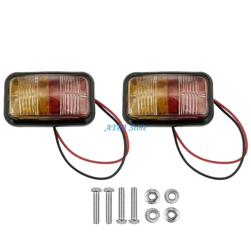 U13C Low Power Double Color Side Light Universal Fit Vibration Resistant Double Color Lamp for Caravans Trucks Trailers
U13C Low Power Double Color Side Light Universal Fit Vibration Resistant Double Color Lamp for Caravans Trucks Trailers
