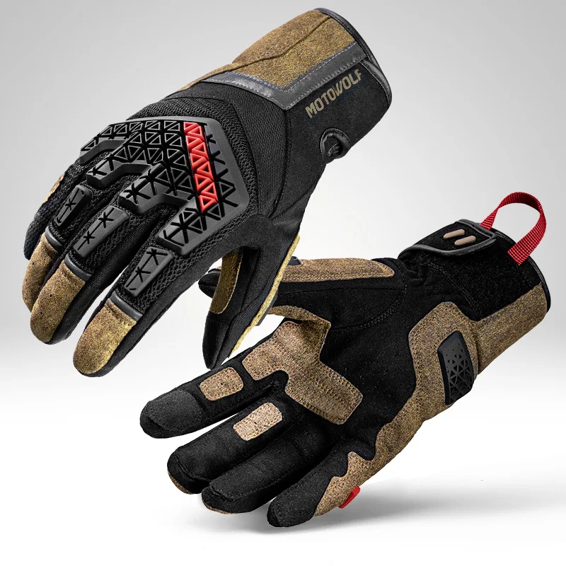 Motorcycle Riding Equipment Four Seasons Universal Bicycle Riding Non-slip Full-finger Gloves
Motorcycle Riding Equipment Four Seasons Universal Bicycle Riding Non-slip Full-finger Gloves