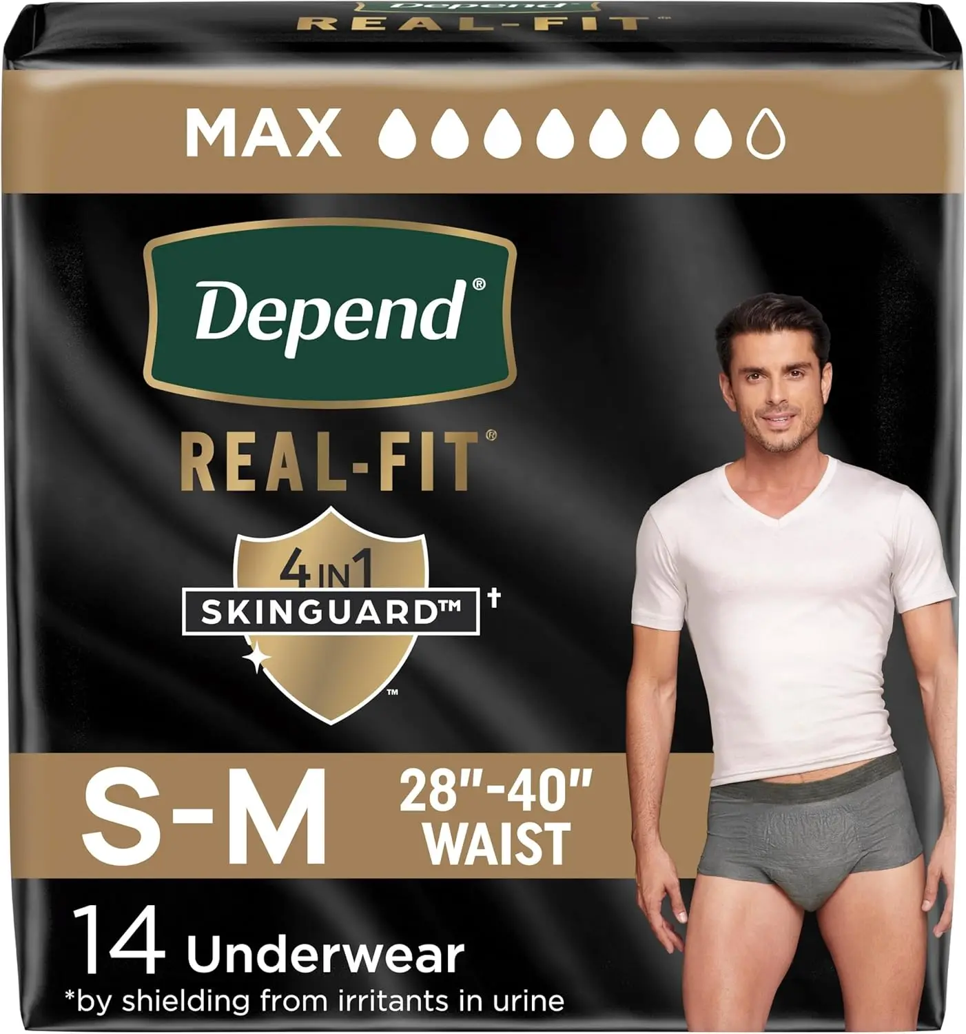 Подгузники для взрослых Real Fit для мужчин, максимальная впитываемость, размер S/M, серый цвет, упаковка 14 штук
Подгузники для взрослых Real Fit для мужчин, максимальная впитываемость, размер S/M, серый цвет, упаковка 14 штук