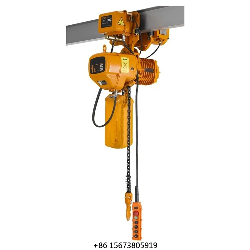 380V Electric Chain Hoist G80 1-3 Ton Manual Trolley IP54 Protection M3 Work Level
380V Electric Chain Hoist G80 1-3 Ton Manual Trolley IP54 Protection M3 Work Level