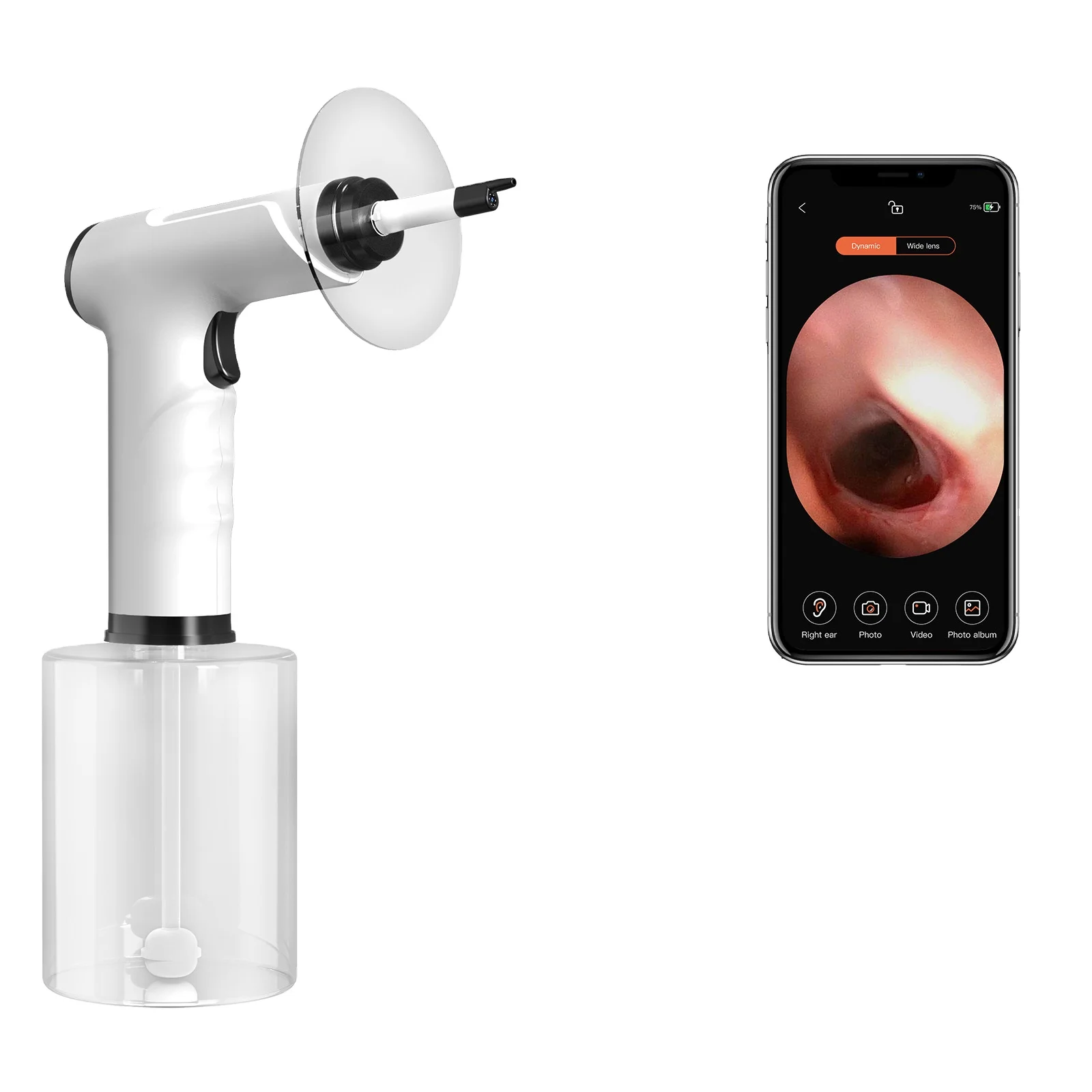 2024 Bestseller E07 Wholesale 1080P HD Image Ear Washing Irrigator Ear Cleaner for Adult
2024 Bestseller E07 Wholesale 1080P HD Image Ear Washing Irrigator Ear Cleaner for Adult