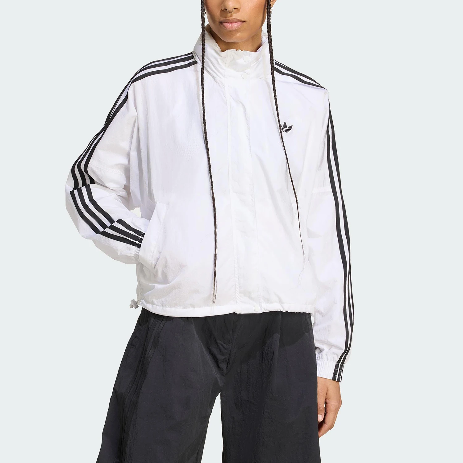 Adidas genuine Three Leaf Clover Womens Stand Collar Woven Three Stripes Jacket JX1450
Adidas genuine Three Leaf Clover Womens Stand Collar Woven Three Stripes Jacket JX1450