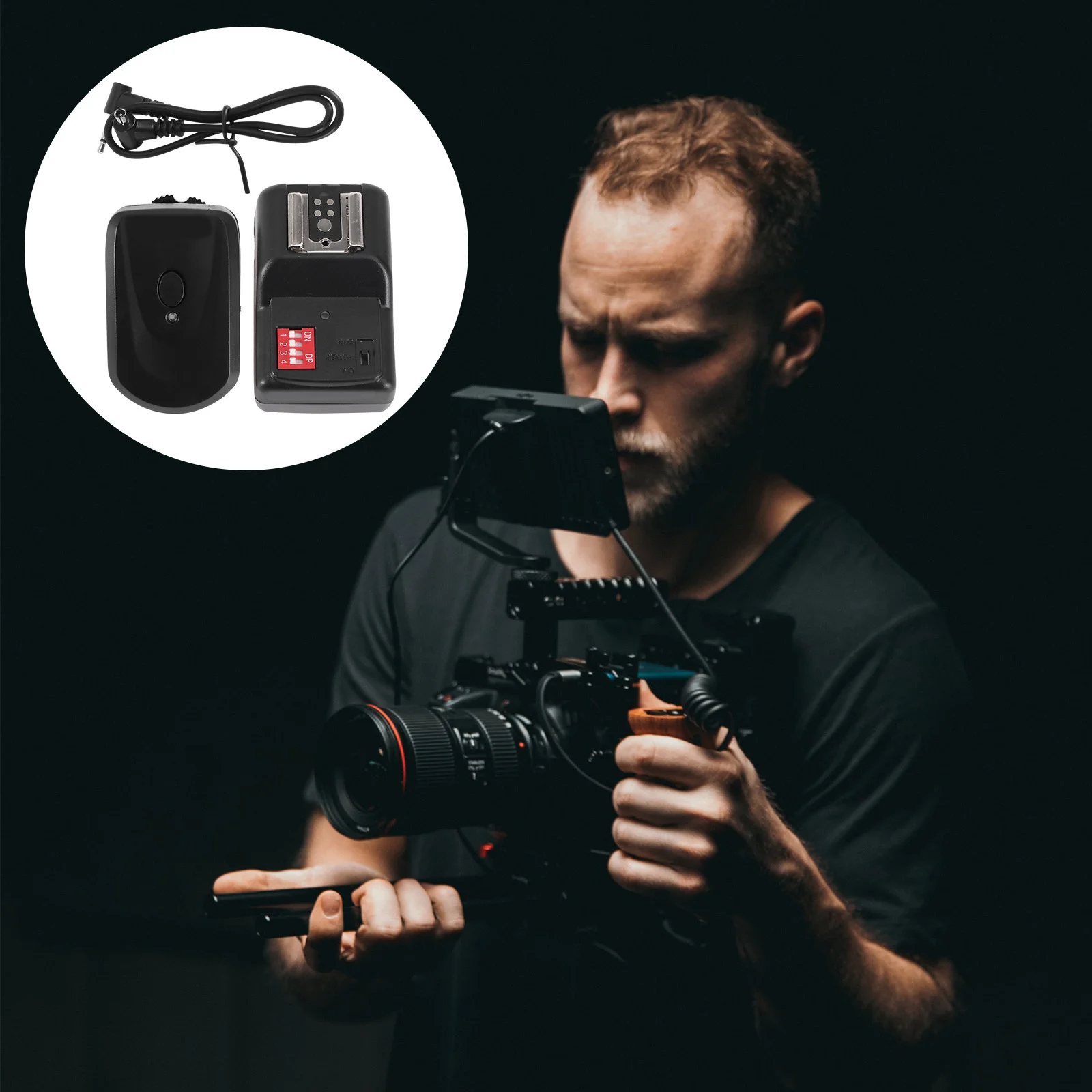 16 Channel Wireless Flash Trigger Dual Receiver Remote Control Synchronous Hot Shoe Flash Trigger Outdoor Use Compatible
16 Channel Wireless Flash Trigger Dual Receiver Remote Control Synchronous Hot Shoe Flash Trigger Outdoor Use Compatible