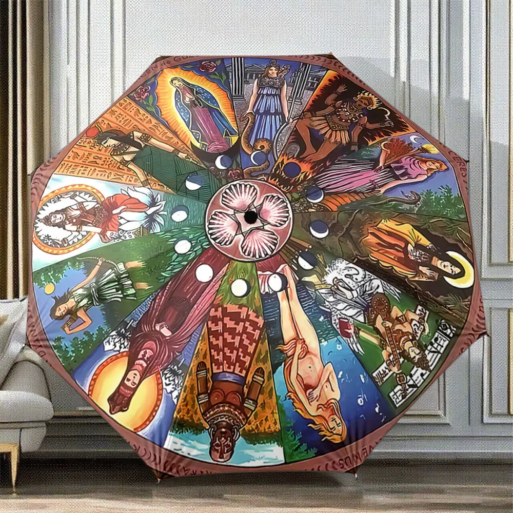 Automatic Open/Close Folding Umbrella Cards - Mystical Deck Design (Fool, Hanged for Man, Hermit) - Compact Travel Umbrella Re
Automatic Open/Close Folding Umbrella Cards - Mystical Deck Design (Fool, Hanged for Man, Hermit) - Compact Travel Umbrella Re