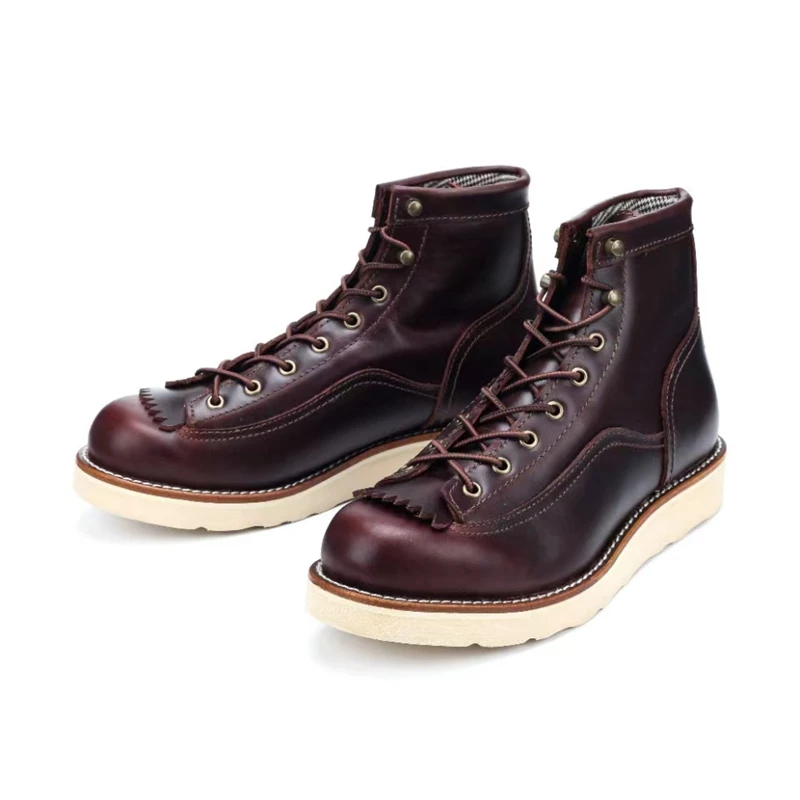 Vintage Autumn Winter Japanese Designer Men Shoes Handmade Real Cow Leather British Ankle Boots Motorcycle Boots Lace-up Desert
Vintage Autumn Winter Japanese Designer Men Shoes Handmade Real Cow Leather British Ankle Boots Motorcycle Boots Lace-up Desert