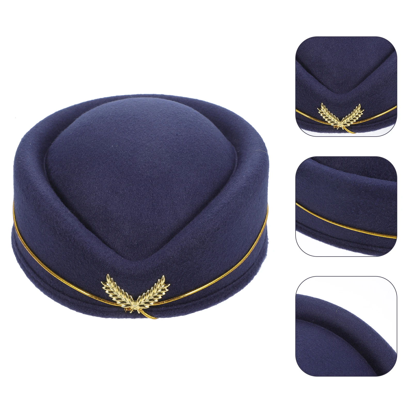 Stewardess Hat Flight Attendant Hats Blue Costume Performance Prop Woolen Smooth Texture One Size Fits Most Enjoyable Color
Stewardess Hat Flight Attendant Hats Blue Costume Performance Prop Woolen Smooth Texture One Size Fits Most Enjoyable Color