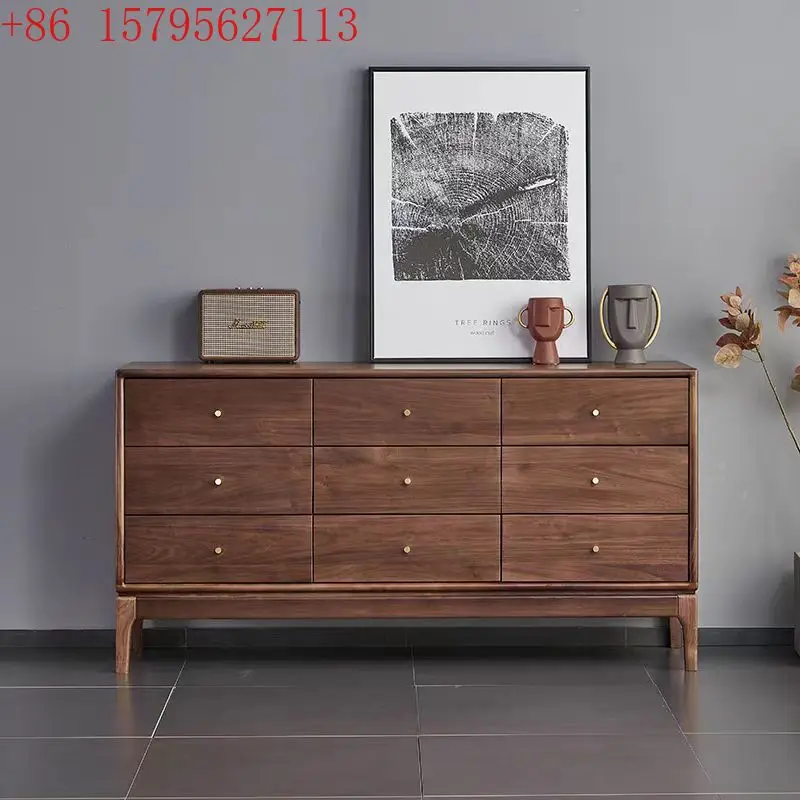 Комод Шкаф для хранения ящиков из массива дерева Современный простой шкаф для хранения в прихожей в спальне
Комод Шкаф для хранения ящиков из массива дерева Современный простой шкаф для хранения в прихожей в спальне