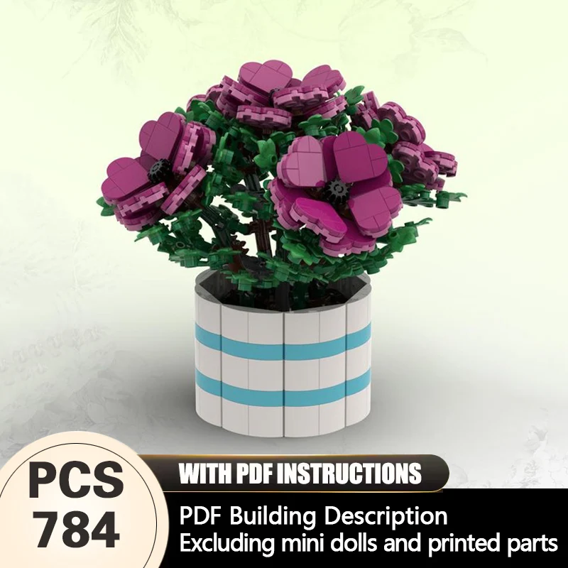 Creators Plant Series Model MOC Building Bricks Pink Windflower Modular Technology Gifts Holiday Assemble Children Toys Suit
Creators Plant Series Model MOC Building Bricks Pink Windflower Modular Technology Gifts Holiday Assemble Children Toys Suit