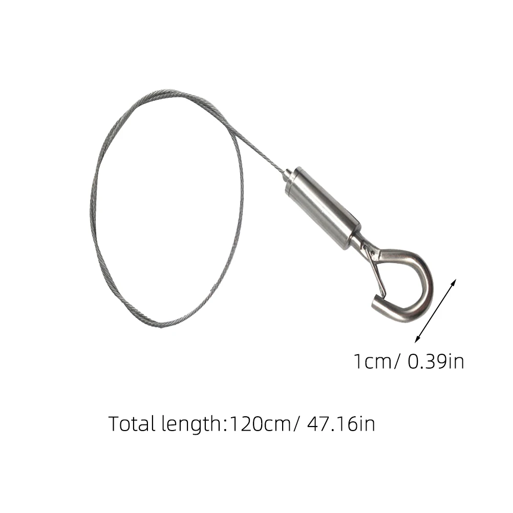 Wire Rope Hook 2 Pcs Hanging Cable Silver Grow Light Chain Indoor Banner LED Lamp Exhibit Frame Strong Steel Hardware
Wire Rope Hook 2 Pcs Hanging Cable Silver Grow Light Chain Indoor Banner LED Lamp Exhibit Frame Strong Steel Hardware