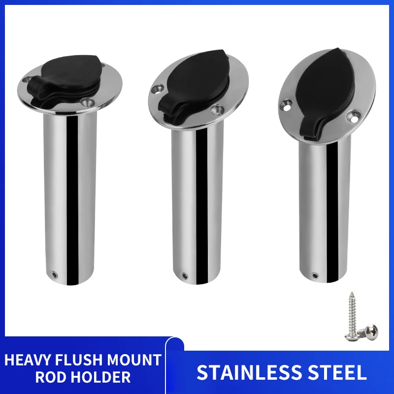 Alastin Marine Grade Stainless Steel Heavy Duty Fishing Rod Holder Oval 15/30/90 Degree with PVC cover Boat Accessories
Alastin Marine Grade Stainless Steel Heavy Duty Fishing Rod Holder Oval 15/30/90 Degree with PVC cover Boat Accessories