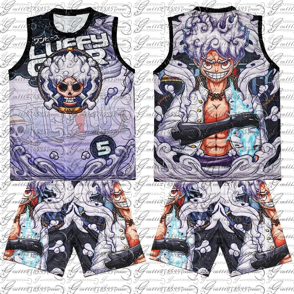 2026 New One Piece Basketball Jersey Set Luffy Gear Fourth Zoro Multiple 3D Full Print Breathable Quick-Dry Tank Top and Shorts
2026 New One Piece Basketball Jersey Set Luffy Gear Fourth Zoro Multiple 3D Full Print Breathable Quick-Dry Tank Top and Shorts