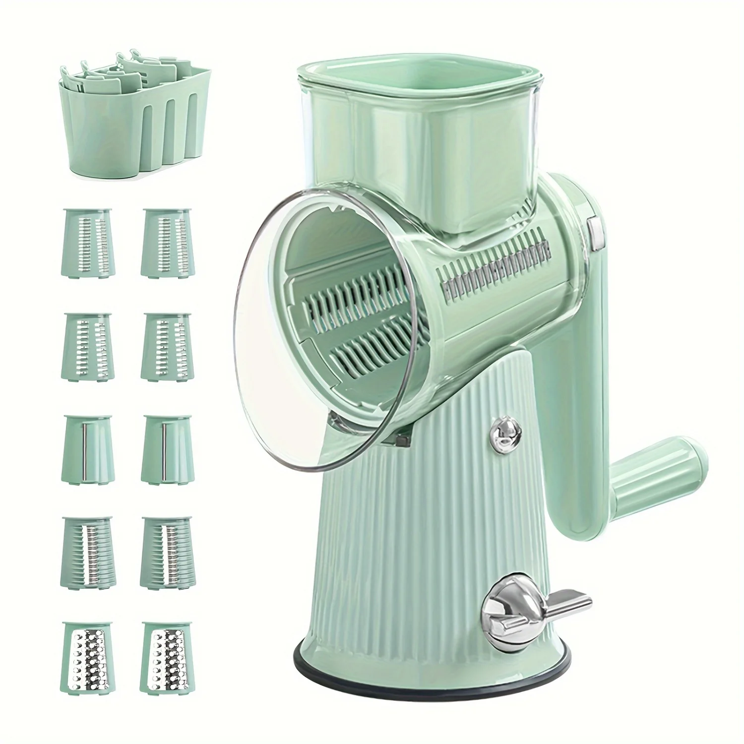 Manual Vegetable Chopper Set - Multifunctional Fruit & Veggie Slicer, Grater, and Cutter with Container - for Potatoes,
Manual Vegetable Chopper Set - Multifunctional Fruit & Veggie Slicer, Grater, and Cutter with Container - for Potatoes,