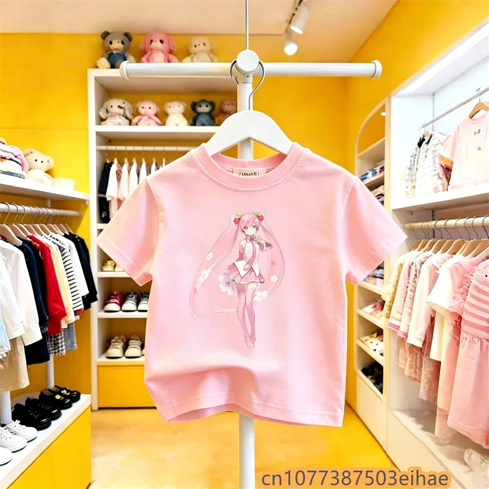 Hatsune Miku Future MIKU Line Classic Printed Pure Cotton Short Sleeve Casual Unisex Clothing New Design For Boys Girls Campus
Hatsune Miku Future MIKU Line Classic Printed Pure Cotton Short Sleeve Casual Unisex Clothing New Design For Boys Girls Campus