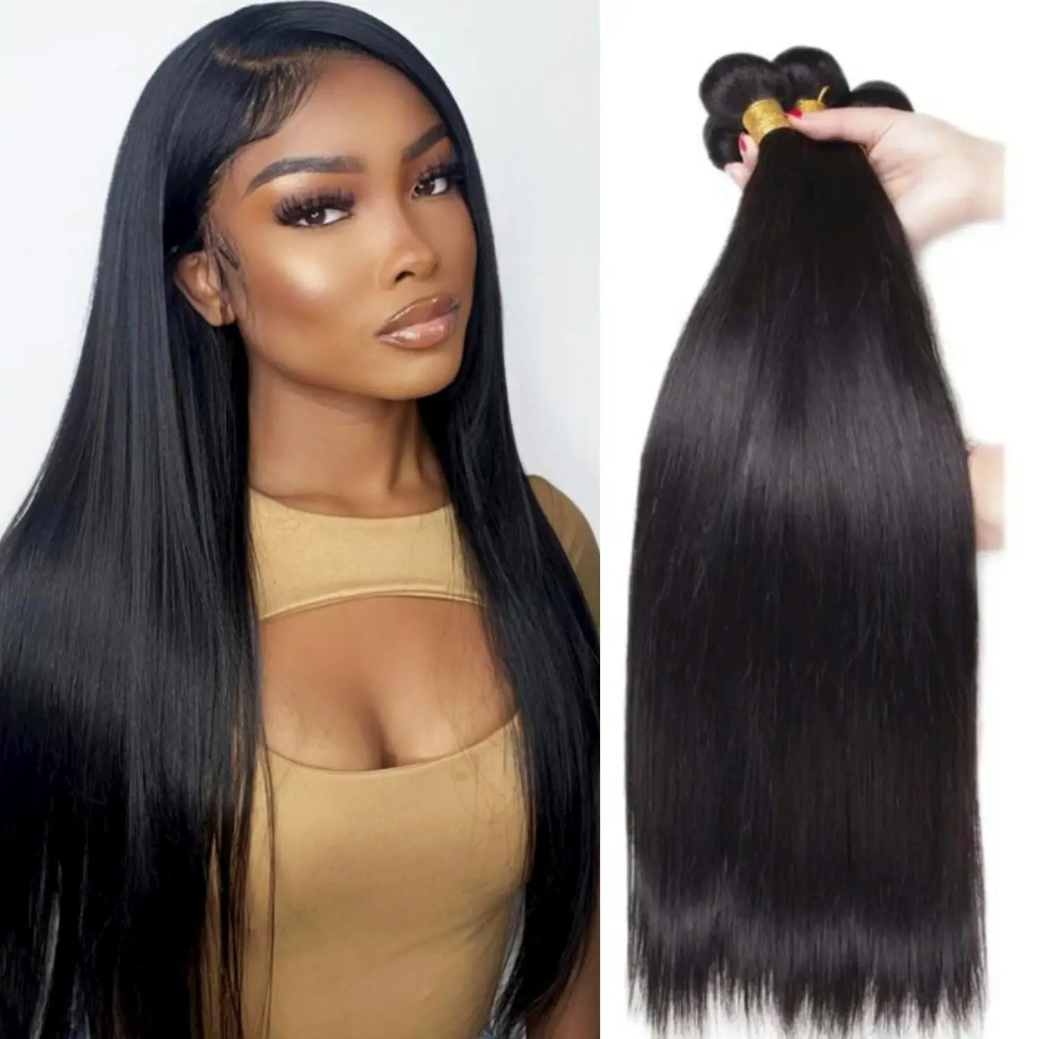 10A Human Hair Bundles Straight Hair Bundles Brazilian Straight Human Hair Bundles 18 20 22 24 Inch 100% Unprocessed Virgin
10A Human Hair Bundles Straight Hair Bundles Brazilian Straight Human Hair Bundles 18 20 22 24 Inch 100% Unprocessed Virgin