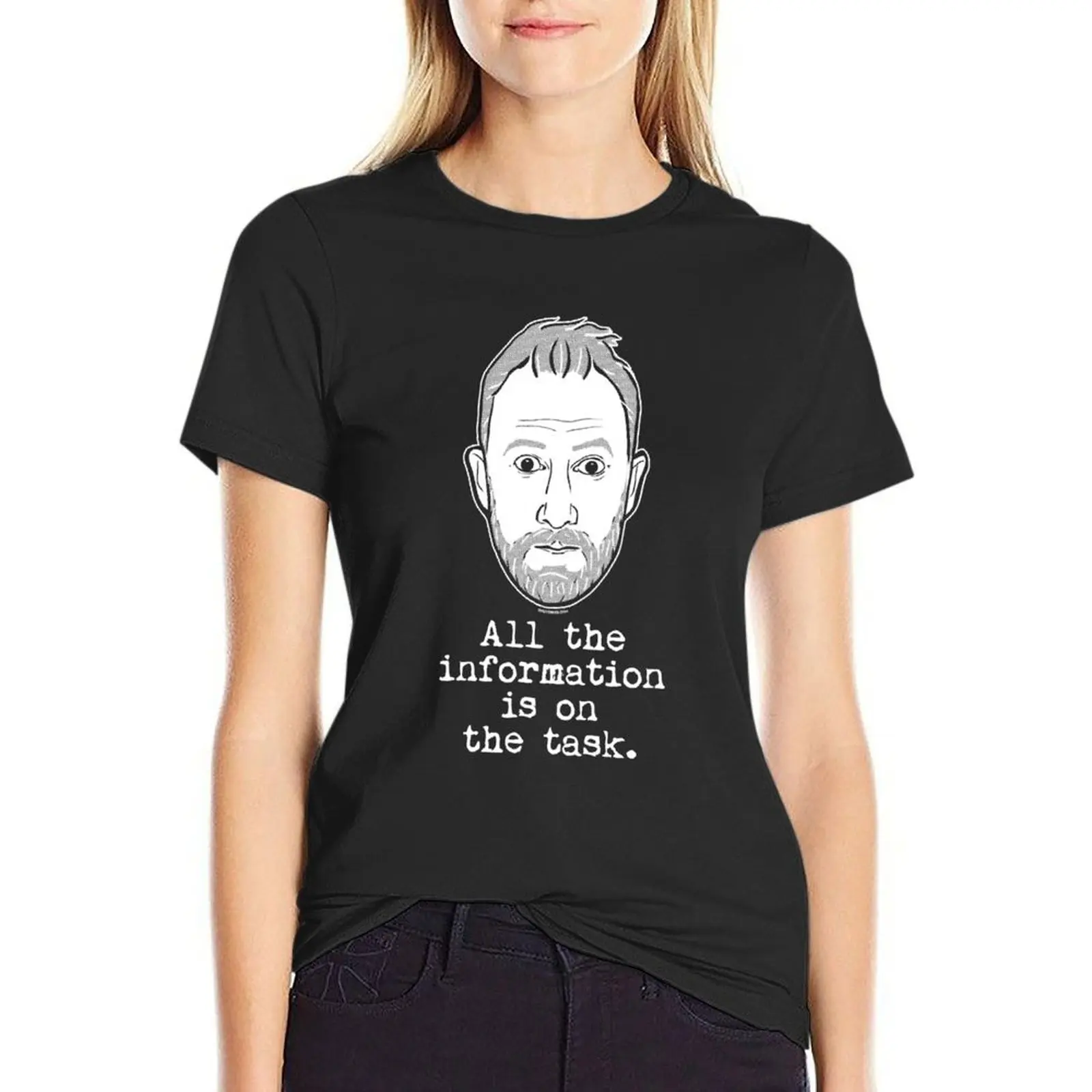 Taskmaster - All the information is on the task - Alex Horne T-Shirt sublime shirts graphic tees Blouse Top Women
Taskmaster - All the information is on the task - Alex Horne T-Shirt sublime shirts graphic tees Blouse Top Women