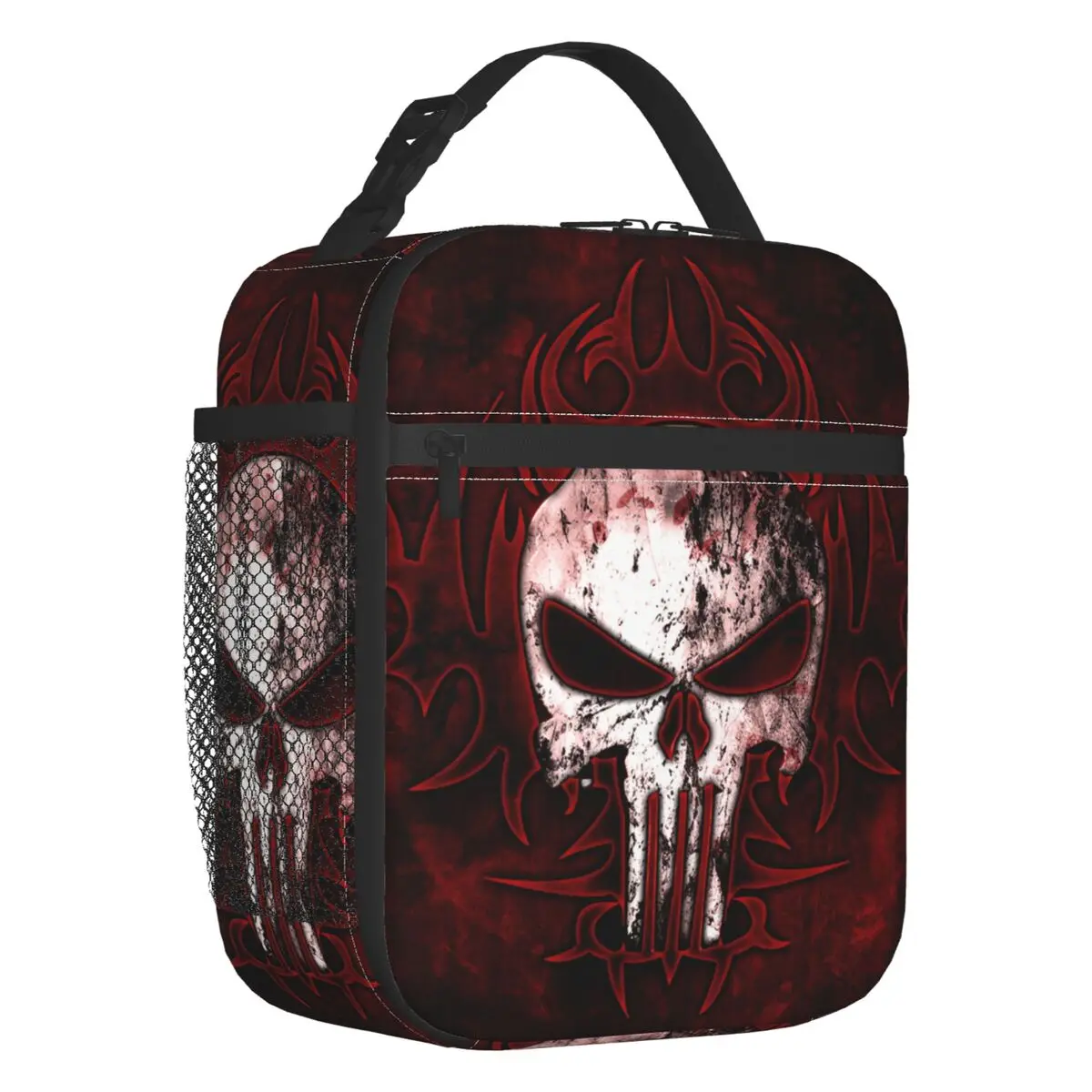 Vintage Skull Punishers Skeleton Custom Portable Lunch Box Women Leakproof Cooler Thermal Food Insulated Lunch Bag Office Work
Vintage Skull Punishers Skeleton Custom Portable Lunch Box Women Leakproof Cooler Thermal Food Insulated Lunch Bag Office Work