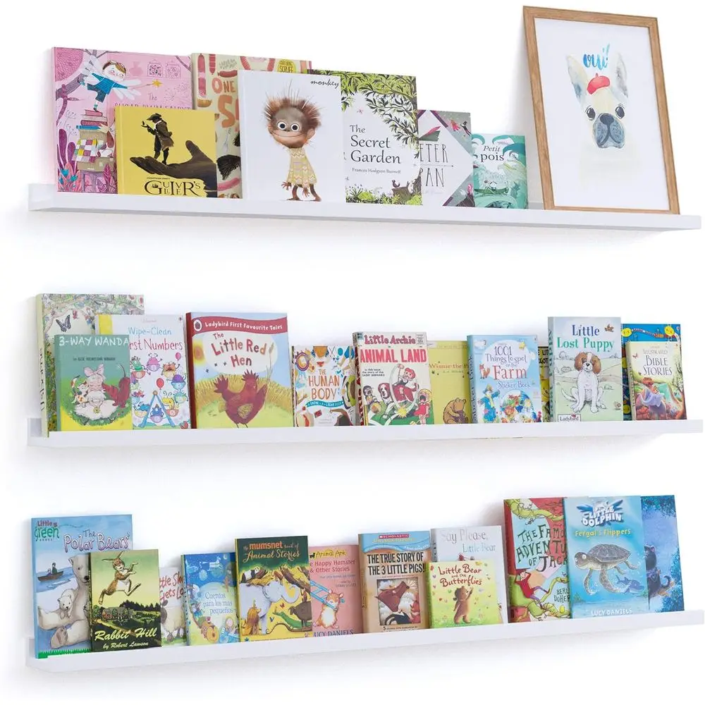 46 Floating Shelves for Kids Room, Decorative Bookshelf and Toy Storage Set of 3
46 Floating Shelves for Kids Room, Decorative Bookshelf and Toy Storage Set of 3