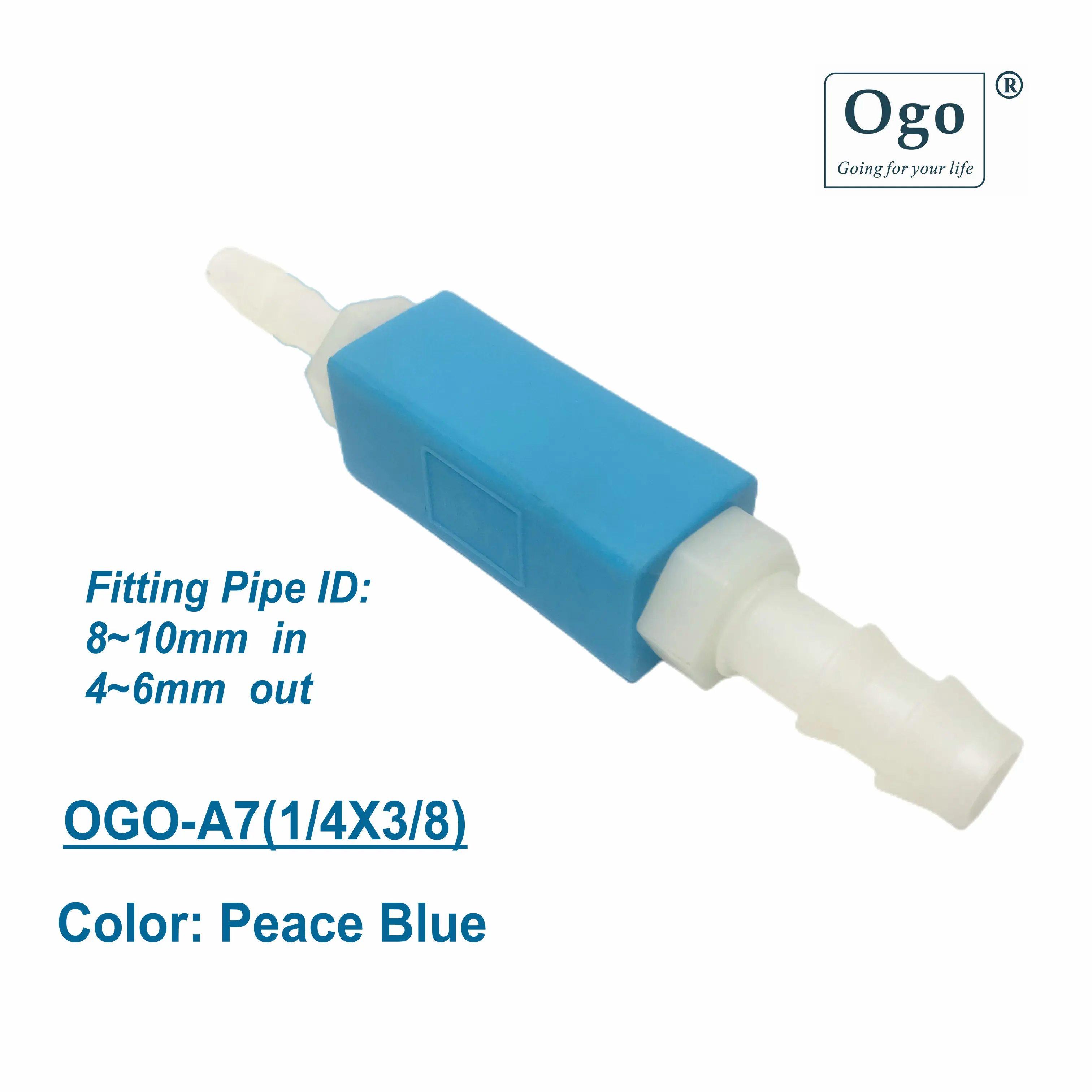 PROFESSIONAL HHO ARRESTOR 1/4X3/8 Peace Blue
PROFESSIONAL HHO ARRESTOR 1/4X3/8 Peace Blue
