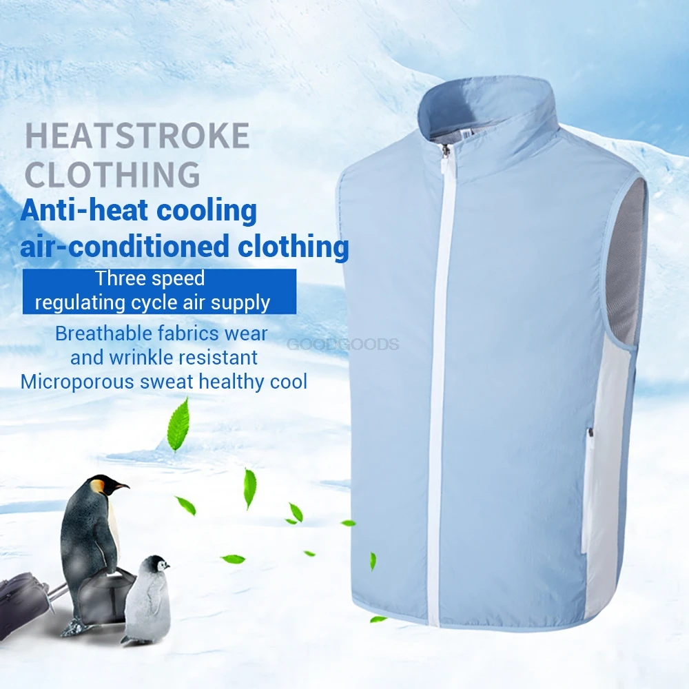 Summer Cooling Clothing Cooling Vest Fan Vest USB Charging Waistcoat Air Conditioning Camp High Temperature Operation Vest
Summer Cooling Clothing Cooling Vest Fan Vest USB Charging Waistcoat Air Conditioning Camp High Temperature Operation Vest