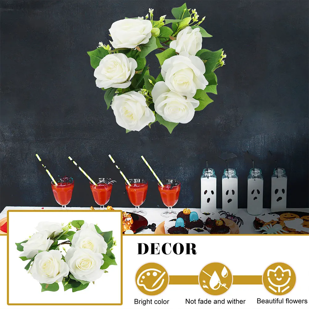 2Pcs Artificial Wreath for Table Decor Wedding Party Holiday Flower Centerpieces
2Pcs Artificial Wreath for Table Decor Wedding Party Holiday Flower Centerpieces