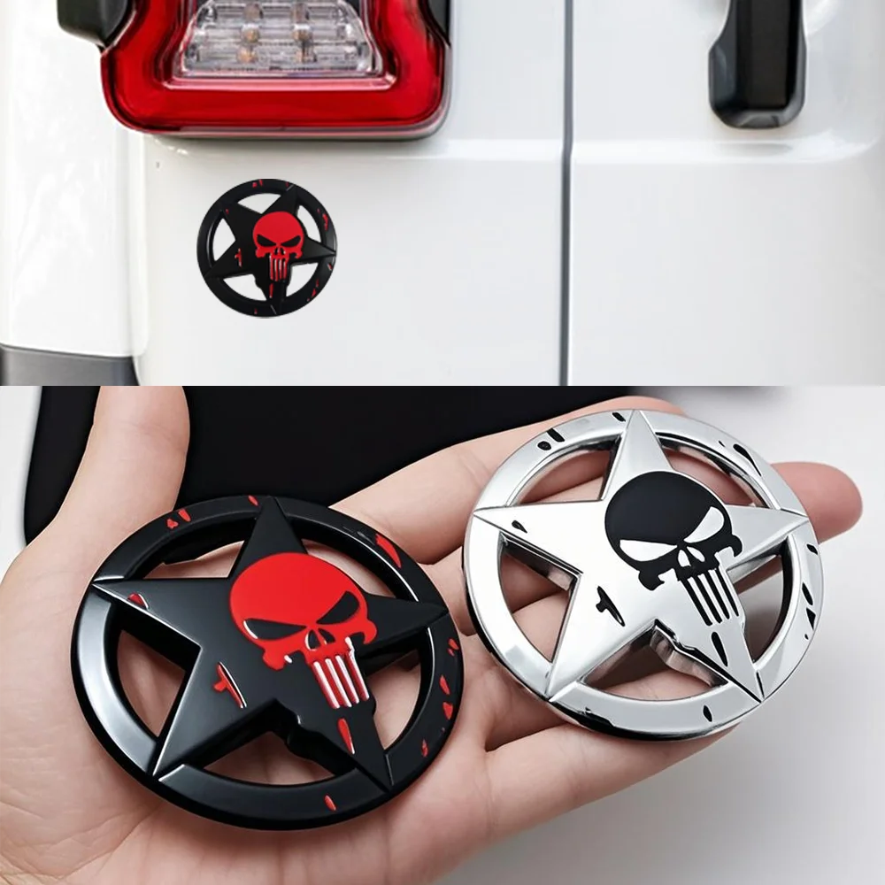 Metal 3D Skull Car Stickers Applicable to the Trunk, Car Doors, Bumpers, Rear Windshield and Fenders of Automobiles
Metal 3D Skull Car Stickers Applicable to the Trunk, Car Doors, Bumpers, Rear Windshield and Fenders of Automobiles