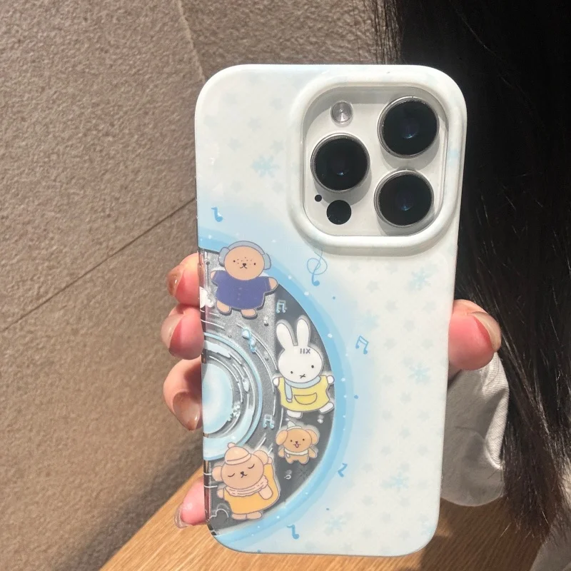 Ins Creative Cute cartoon snowflake CD record Miffy Phone Case For iPhone 17 16 15 14 13 Pro Max Lovely Miffy rabbit cover
Ins Creative Cute cartoon snowflake CD record Miffy Phone Case For iPhone 17 16 15 14 13 Pro Max Lovely Miffy rabbit cover