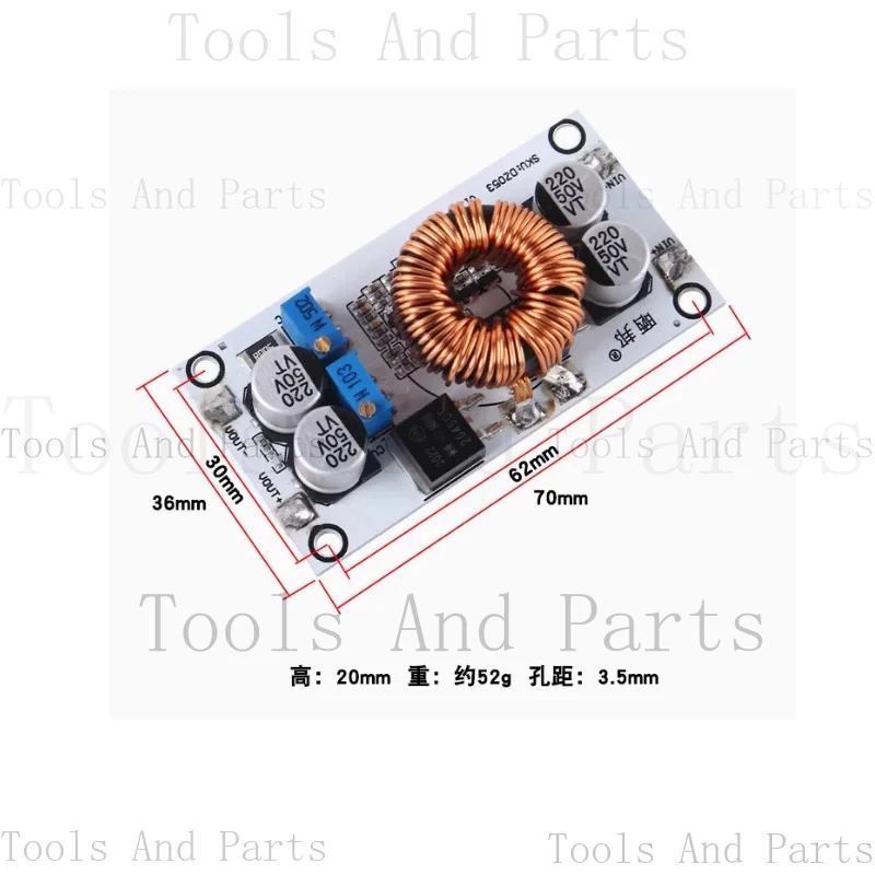 DC-DC Aluminum Substrate Module 600W20A Constant Voltage And Current Adjustable Power Supply LED Boost Driver 10-50V
DC-DC Aluminum Substrate Module 600W20A Constant Voltage And Current Adjustable Power Supply LED Boost Driver 10-50V