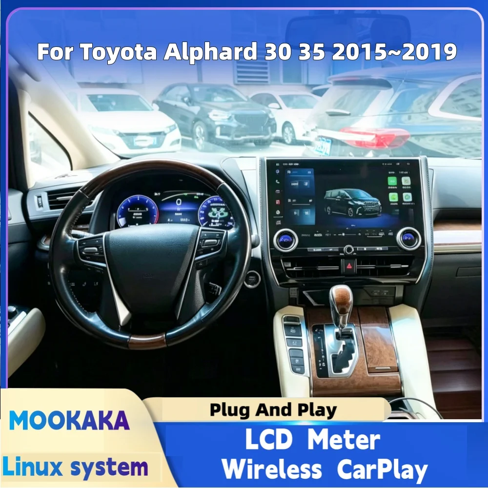 Digital Dashboard Carplay For Toyota Alphard 30 35 2015~2019 Car Cluster LCD Meter Virtual Cockpit Digital Instrument Panel
Digital Dashboard Carplay For Toyota Alphard 30 35 2015~2019 Car Cluster LCD Meter Virtual Cockpit Digital Instrument Panel