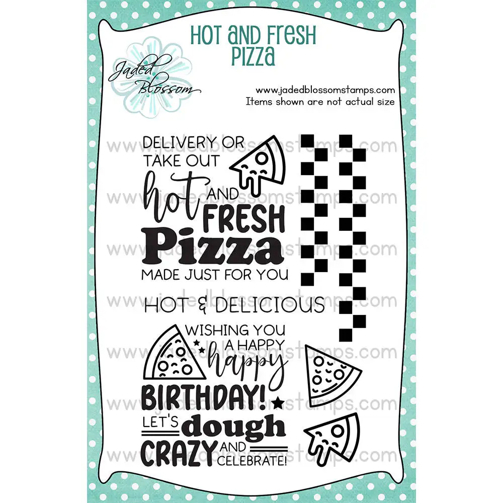 Hot & Fresh Pizza Sentiments Clear Stamps Reusable Handmade Embossing DIY Scrapbook Diary Greeting Card Decoration
Hot & Fresh Pizza Sentiments Clear Stamps Reusable Handmade Embossing DIY Scrapbook Diary Greeting Card Decoration