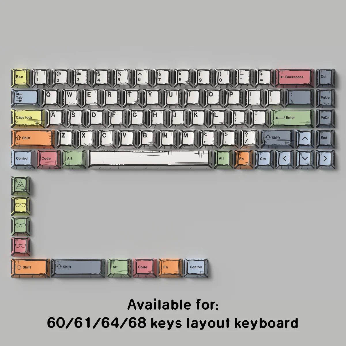 Cherry PBT Keycaps For MAD68 MAD60 Wooting 60HE+ Magnetic Keyboard 61 64 68 Keys Mechanical Keyboard Dye Sub Keycap Custom DIY
Cherry PBT Keycaps For MAD68 MAD60 Wooting 60HE+ Magnetic Keyboard 61 64 68 Keys Mechanical Keyboard Dye Sub Keycap Custom DIY
