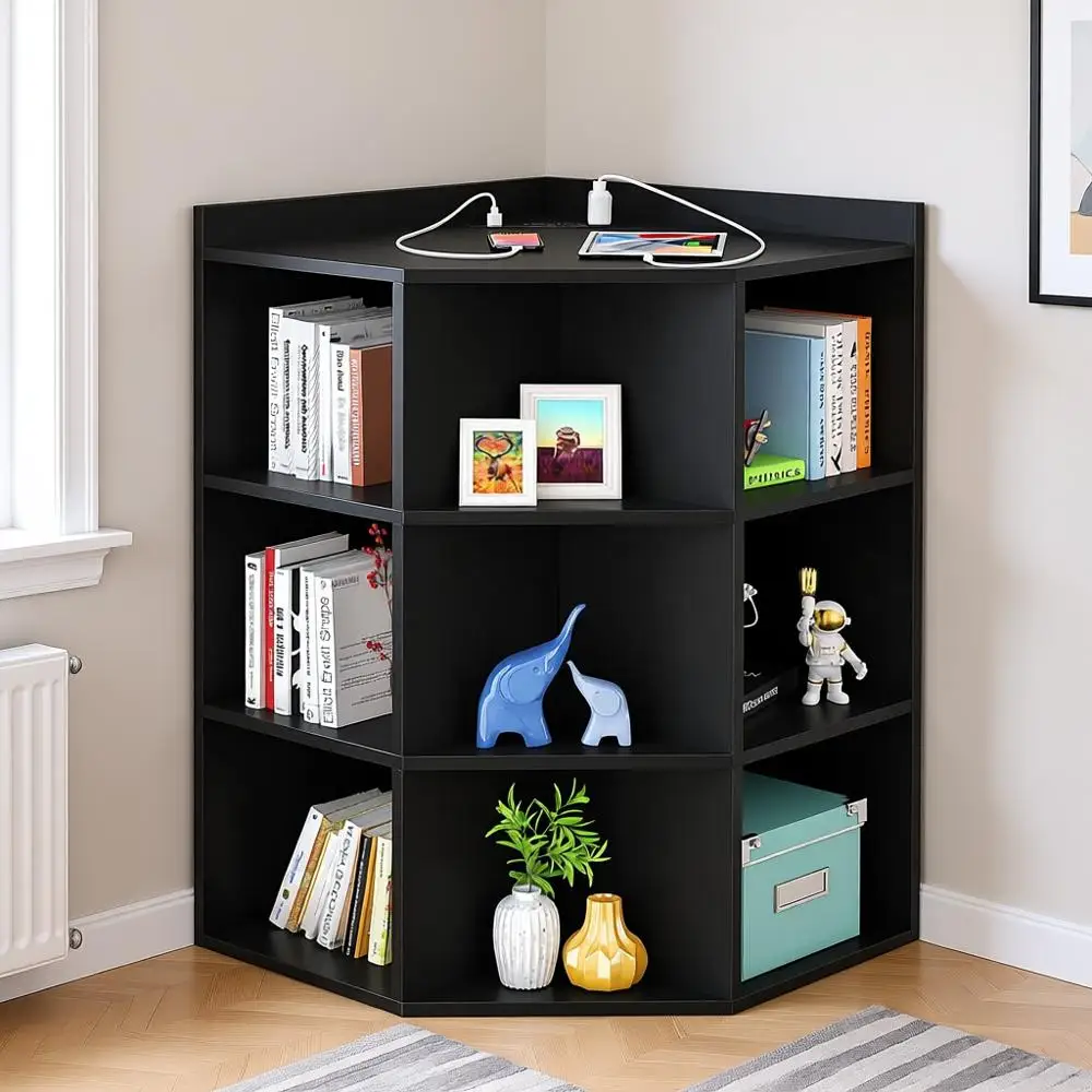 Black Storage Cabinet with USB Ports and Outlets, Cube Toy Storage for Small Spaces, Wooden Cubby Bookshelf with 9 Cubes for Pla
Black Storage Cabinet with USB Ports and Outlets, Cube Toy Storage for Small Spaces, Wooden Cubby Bookshelf with 9 Cubes for Pla