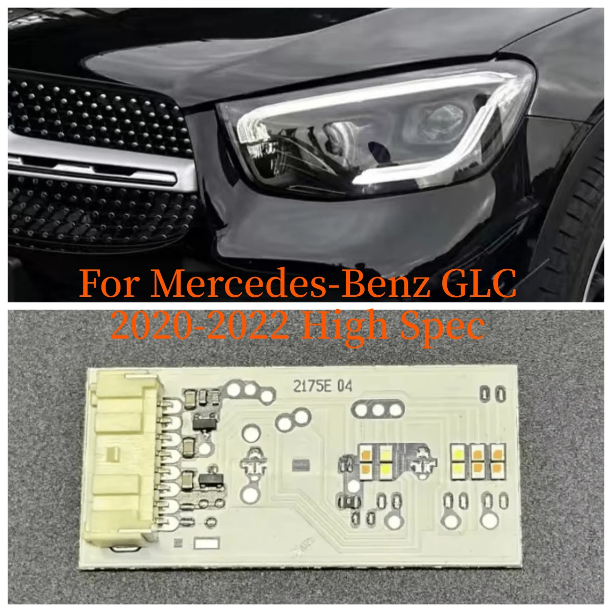 Для Mercedes-Benz GLC 2020-2022: Запчасти для ремонта фар, высококачественные белые светодиодные DRL-чипы, плата балласта, плата источника света
Для Mercedes-Benz GLC 2020-2022: Запчасти для ремонта фар, высококачественные белые светодиодные DRL-чипы, плата балласта, плата источника света