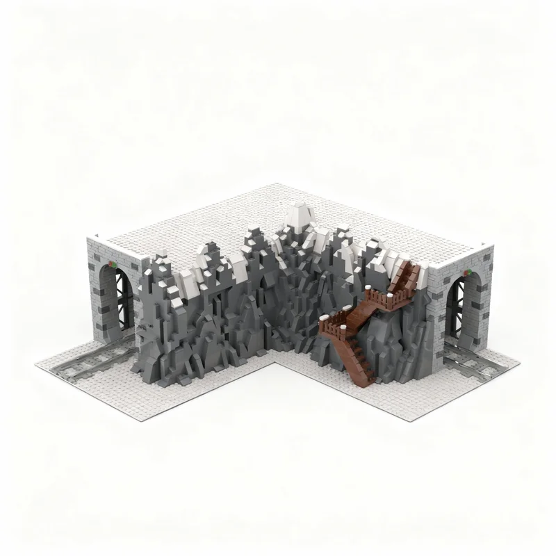 NEW 1188PCS MOC Creative Model Tunnel Mountain Winter Village Building Blocks Assembly Building Blocks Display Birthday Gift Set
NEW 1188PCS MOC Creative Model Tunnel Mountain Winter Village Building Blocks Assembly Building Blocks Display Birthday Gift Set