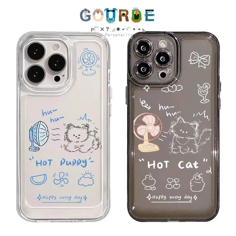 Gourde Cute Fan Blowing Dog Cat Cartoon pattern Phone Case for Iphone 16 15 14 12 13 11 Pro Max IP 7 8 Plus Iphon X XS XR Xs Max
Gourde Cute Fan Blowing Dog Cat Cartoon pattern Phone Case for Iphone 16 15 14 12 13 11 Pro Max IP 7 8 Plus Iphon X XS XR Xs Max