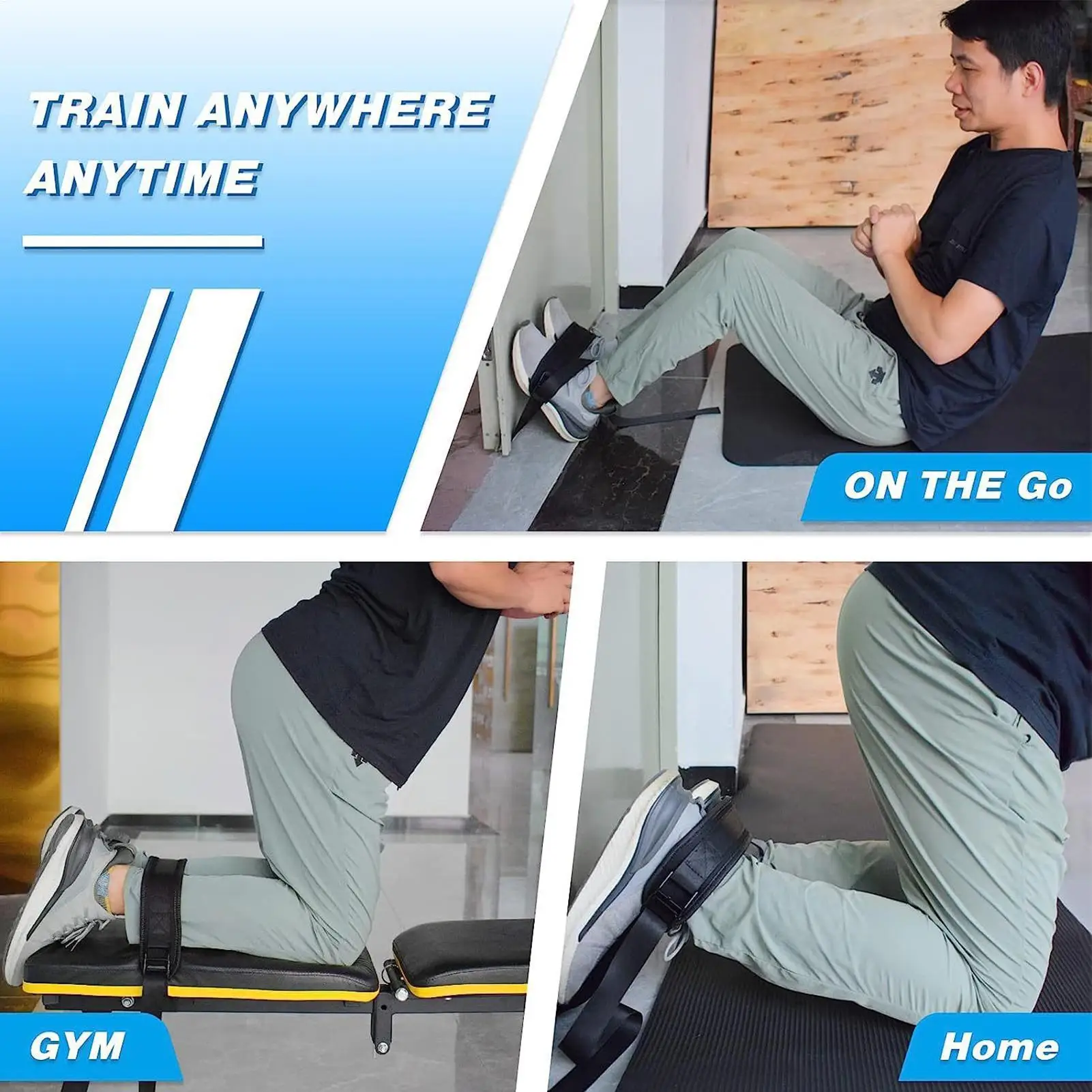 NordicHamstring Curl Strap Leg Exercise Assisted Strap Belt With Neoprene Pad Assisted Sports Equipment For Heavy Duty Exercise
NordicHamstring Curl Strap Leg Exercise Assisted Strap Belt With Neoprene Pad Assisted Sports Equipment For Heavy Duty Exercise