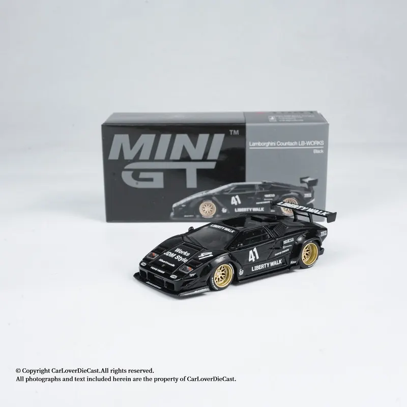MINI GT 1:64 Lamborghini Countach LB-WORKS Black #1081 Alloy Die-cast Model, Officially Licensed Collectible Display Car
MINI GT 1:64 Lamborghini Countach LB-WORKS Black #1081 Alloy Die-cast Model, Officially Licensed Collectible Display Car