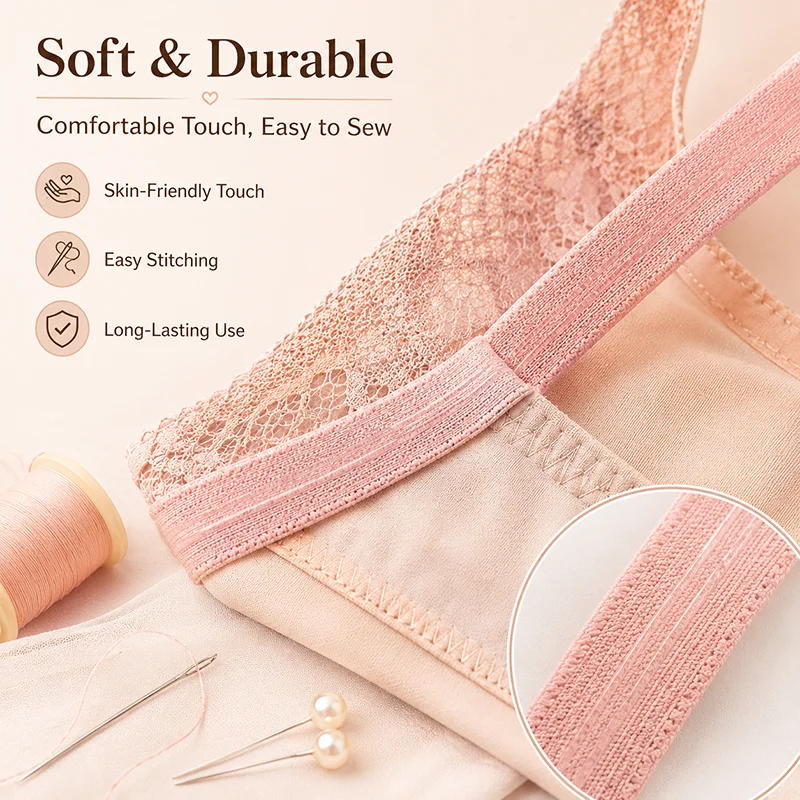 10/20Meters 10mm Non Slip Silicone Elastic Band Tape for Bra Underwear Waistband Garment Strap Stretch Trim Sewing Ribbon Roll
10/20Meters 10mm Non Slip Silicone Elastic Band Tape for Bra Underwear Waistband Garment Strap Stretch Trim Sewing Ribbon Roll