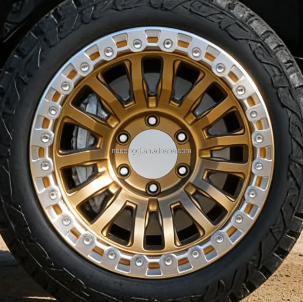 Off-Road Multi Spoke Brushed Light Bronze Aluminum Alloy Forged Wheel Rim With Machined Beadlock For 2006 Toyota 4Runner
Off-Road Multi Spoke Brushed Light Bronze Aluminum Alloy Forged Wheel Rim With Machined Beadlock For 2006 Toyota 4Runner