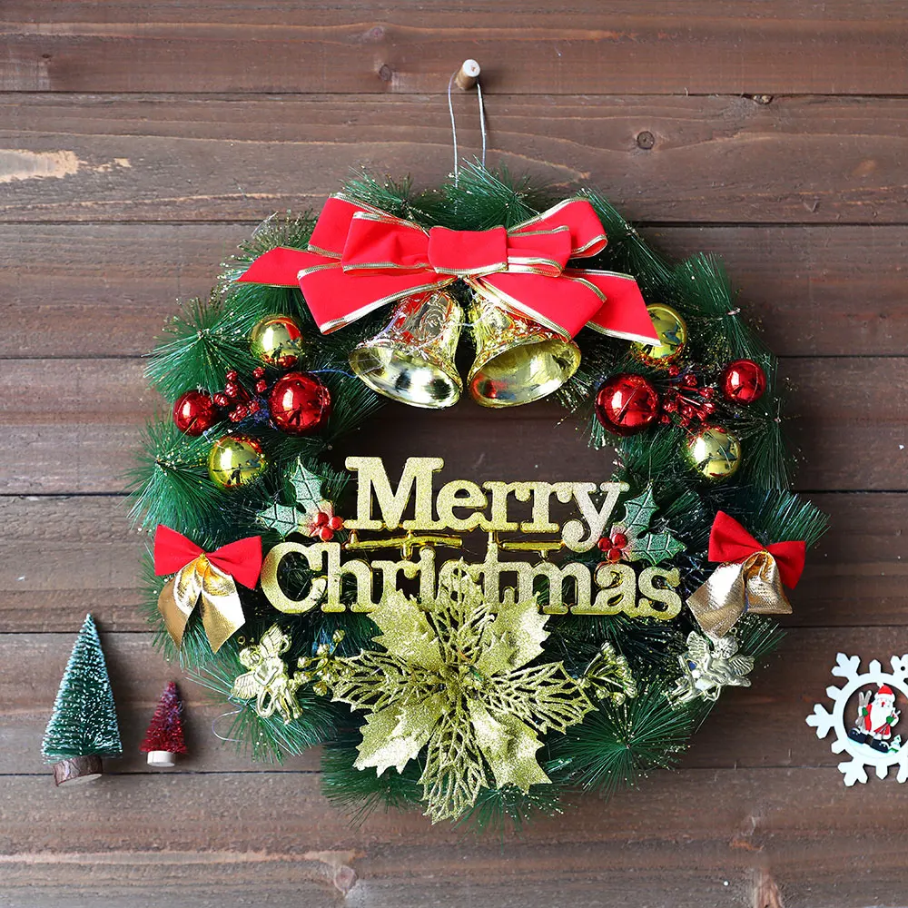 35cm Christmas Wreath Merry Christmas Front Door Garlands Ornament Xmas Decor For Home 2023 Happy New Year Naviidad Door Pendant
35cm Christmas Wreath Merry Christmas Front Door Garlands Ornament Xmas Decor For Home 2023 Happy New Year Naviidad Door Pendant