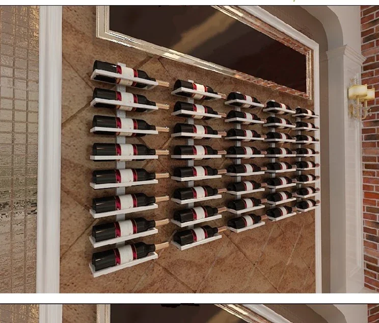 European-style Wine Rack for 4/6/8 Bottles Wall-mounted Iron Holder Bottle Display Organizer Space-saving Wine Storage
European-style Wine Rack for 4/6/8 Bottles Wall-mounted Iron Holder Bottle Display Organizer Space-saving Wine Storage