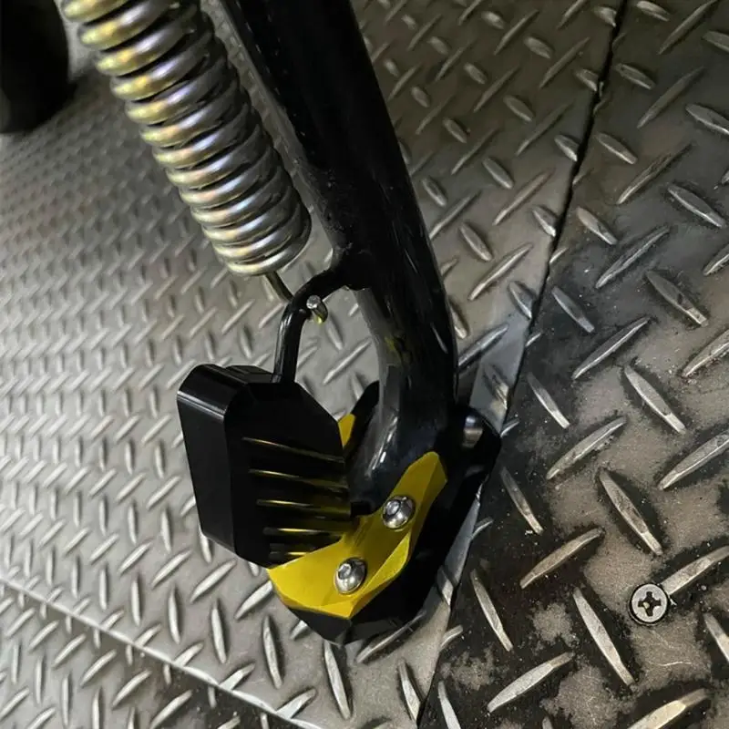 H7BD Aluminum Kickstand Auxiliary Foot Side Stand Grip Enlarger Extension Foot Pad Support Motorcycle for Xamx300 125 250 350
H7BD Aluminum Kickstand Auxiliary Foot Side Stand Grip Enlarger Extension Foot Pad Support Motorcycle for Xamx300 125 250 350