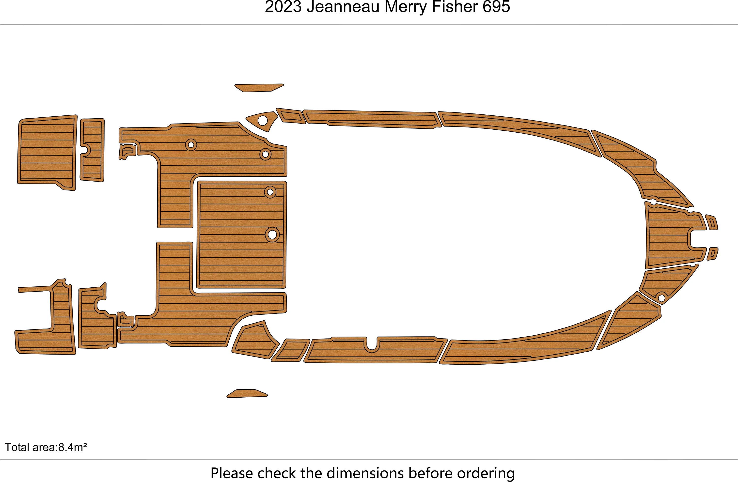 2023 Jeanneau Merry Fisher 695 Платформа для плавания в кабине, 1/4 дюйма, 6 мм, искусственный пол из пены EVA
2023 Jeanneau Merry Fisher 695 Платформа для плавания в кабине, 1/4 дюйма, 6 мм, искусственный пол из пены EVA