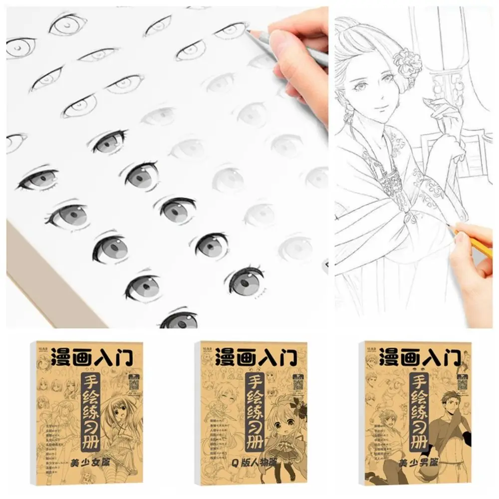 Anime Characters Hand Painted Tutorial Book Comics Girl Boy Sketching Art Copy Practice Book Learning Studying
Anime Characters Hand Painted Tutorial Book Comics Girl Boy Sketching Art Copy Practice Book Learning Studying