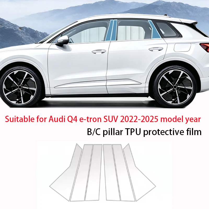 Fit For Audi Q4 e-tron SUV 2022-2025 BC Pillar TPU Film Transparent Matte Black Anti Scratch Anti Fingerprint Soft Vinyl Door Pi
Fit For Audi Q4 e-tron SUV 2022-2025 BC Pillar TPU Film Transparent Matte Black Anti Scratch Anti Fingerprint Soft Vinyl Door Pi