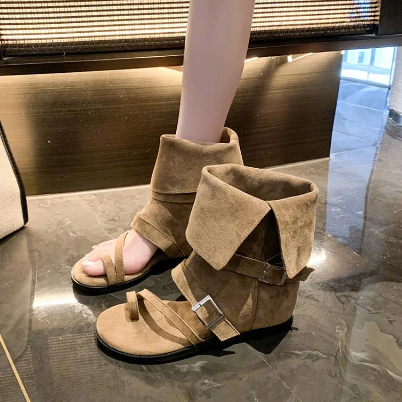 Women's Suede Hollow Out Cutout Open Toe Thong Strap Buckle Boots Casual Summer Party Gladiator Sandals Ankle Boot Booties Shoes
Women's Suede Hollow Out Cutout Open Toe Thong Strap Buckle Boots Casual Summer Party Gladiator Sandals Ankle Boot Booties Shoes