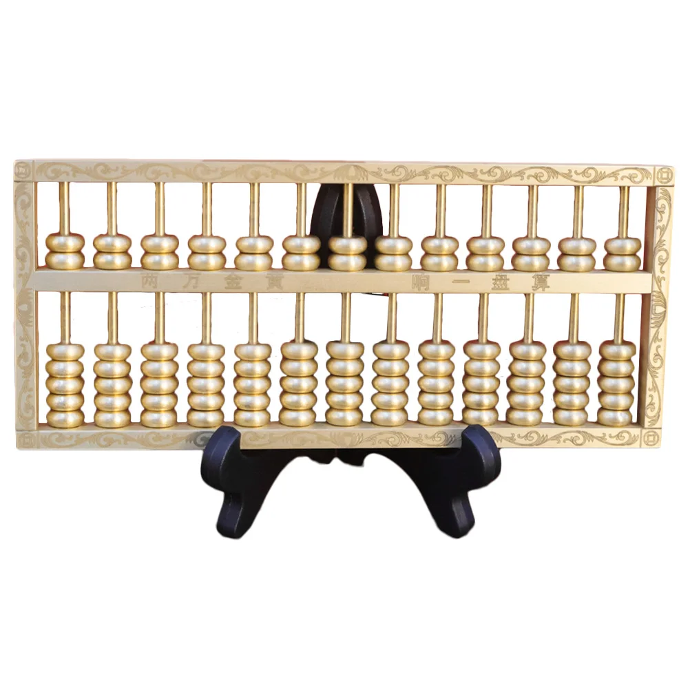 Mini Brass Abacus Ornament Retro Chinese Style Desktop Decor Home Office Gift Small Abacus Tabletop Decoration Craft
Mini Brass Abacus Ornament Retro Chinese Style Desktop Decor Home Office Gift Small Abacus Tabletop Decoration Craft
