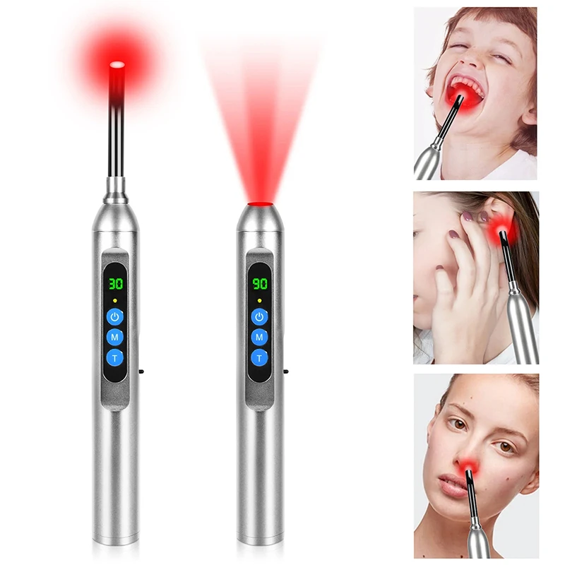 Red Light Therapy Device Canker Sore Cold Sore Treatment Infrared Light Therapy Wand for Mouth Nose Ear Knee Feet Hands Ankle
Red Light Therapy Device Canker Sore Cold Sore Treatment Infrared Light Therapy Wand for Mouth Nose Ear Knee Feet Hands Ankle